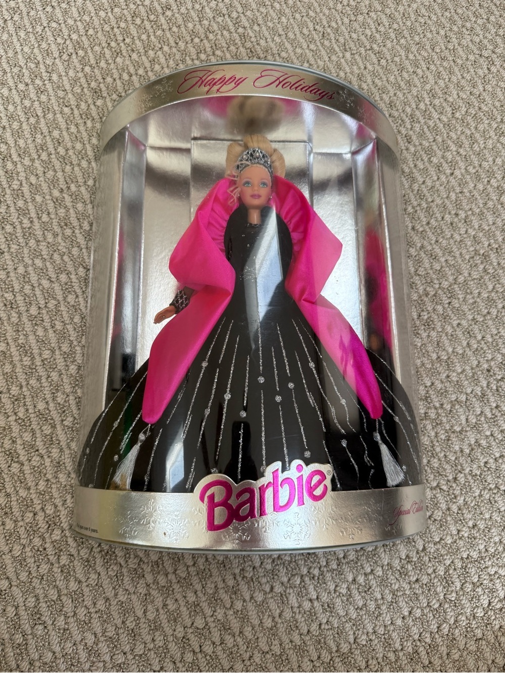 NWT Vintage Barbie | Happy Holidays Hallmark Special Edition Barbie 1998 in Box